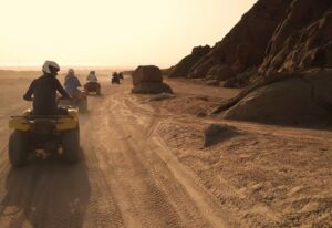 ATVs in desert