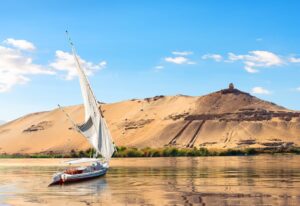 Sailboats in Aswan