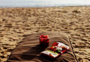 christmas holiday on the beach