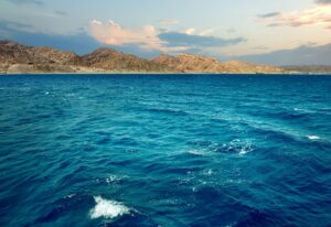 Mountains in the sea