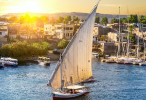 Sailboat in Aswan