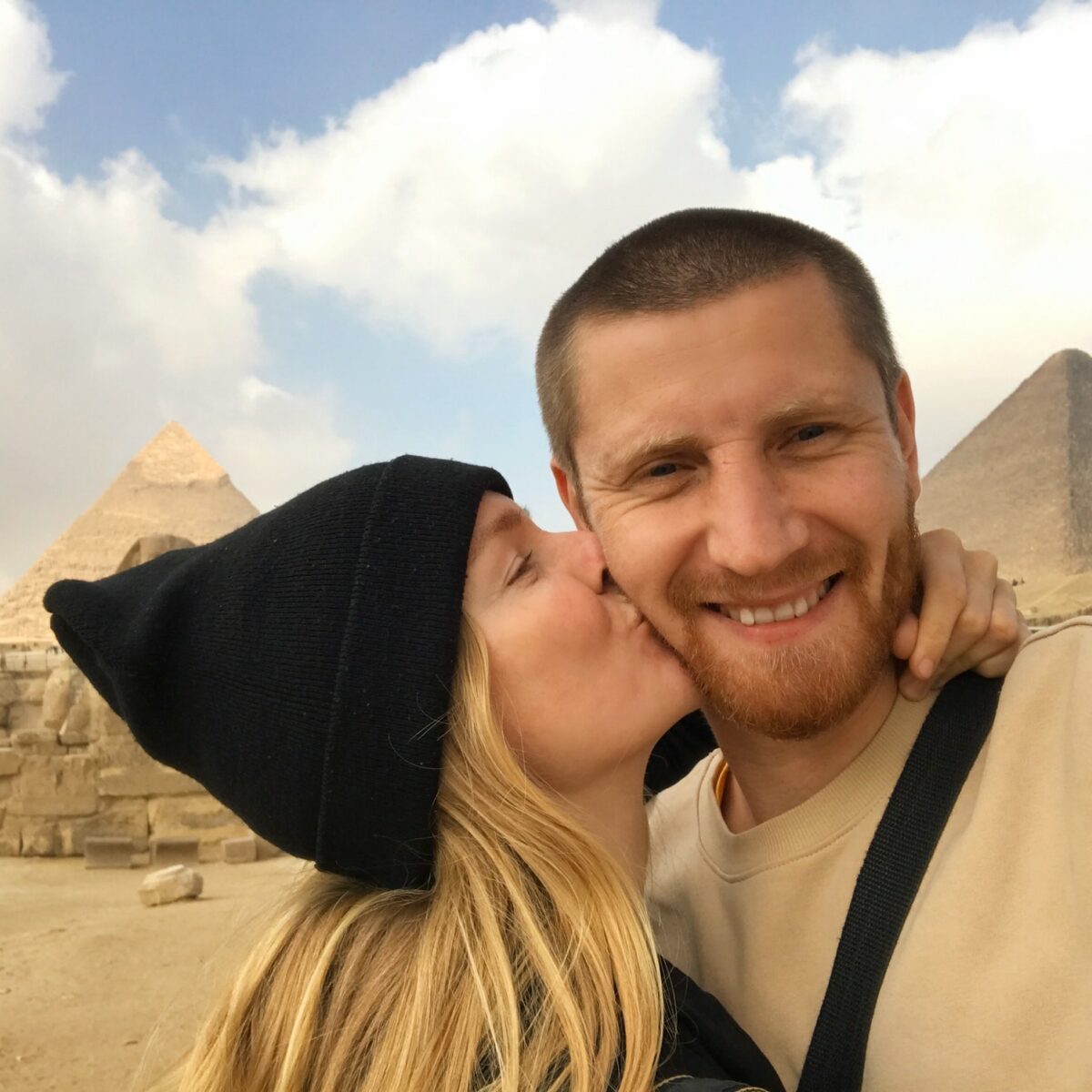 Selfie of couple